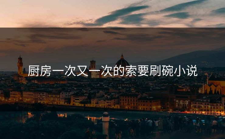 厨房一次又一次的索要刷碗小说